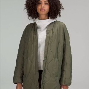 lululemon athletica Green Puffer Jacket